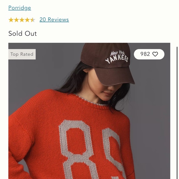 Porridge Wide-Sleeve Graphic Numbers Sweater - Picture 7 of 11